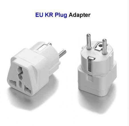 NEW High Quality Universal KR EU European Plug Adapter Swiss EU Euro German Travel Power Plug Adapter Electrical Sockets