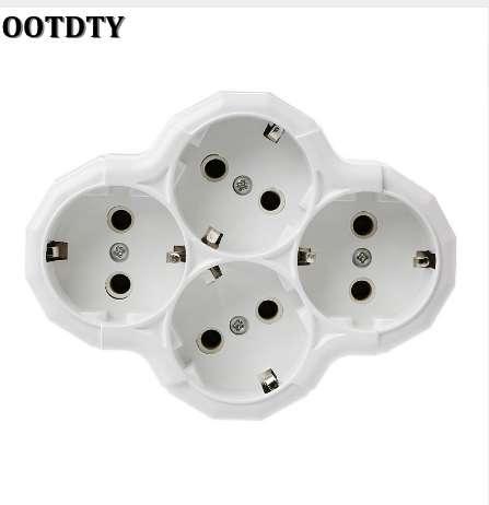 OOTDTY 250 16A 120 x 40mm European Standard Conversion Socket Romanian CE Certification