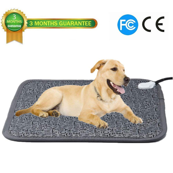 Pet Electric Heating Pad Waterproof Anti-bite Electric Heating Mat for Dog and Cat Blanket Or Kennel(28.3