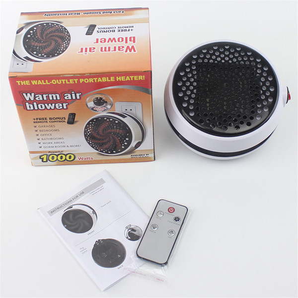 Mini Electric Heating 900W Wonder Heater Pro Adjustable Thermostat Hot Instantly Warm Air Personal Portable heater fan Remote Control STY141