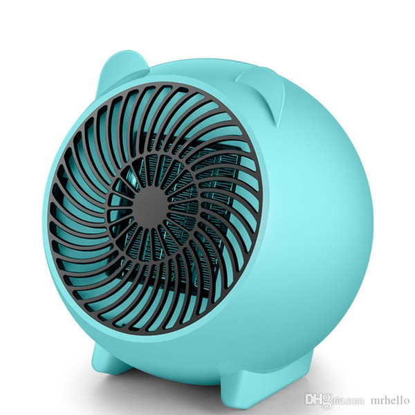 XY-607 Mini 250W Heater Portable Winter Warmer Fan Personal Electric Heater for Home / Office Ceramic Small Heaters US/ EU Plug