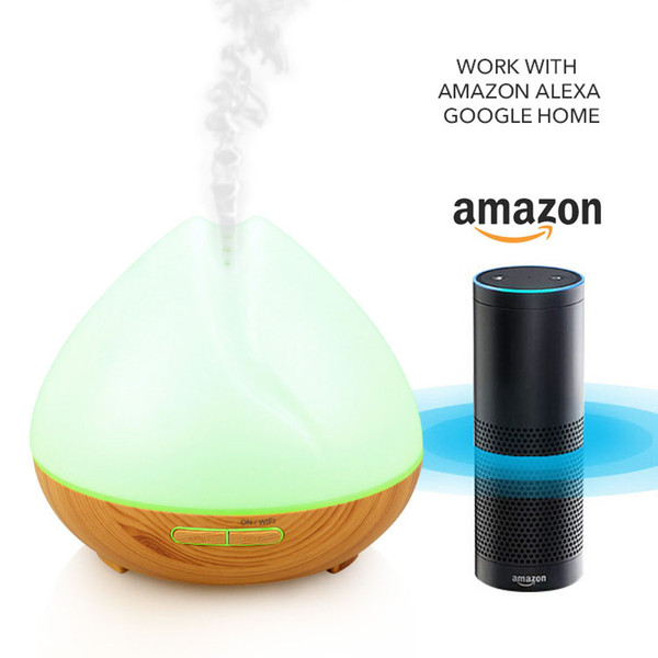 Wi-Fi Smart Aroma Diffuser Ultrasonic Humidifier Air Purifier Compatible with Alexa Google Home Assistant IOS Andriod APP Control