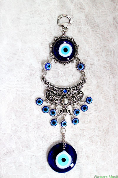 Turkey imported Turkish evil eye bracelet pendant retro car with blue eyes Muslim