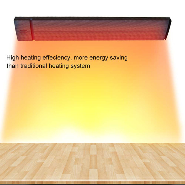 energy power save 30% infrared radiant heater JH-NR18-13A black JHCCOL 1800W electric heater for room cafes , YOGA , bathroom ,hall ,hotel