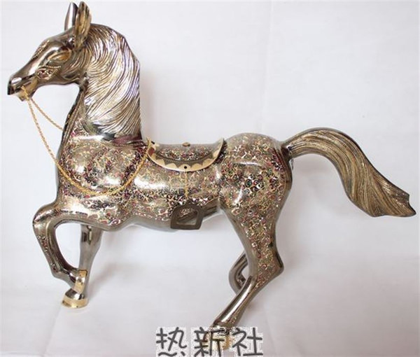 Pakistan imported bronze / birthday gift business gifts horse animal equipment wholesale