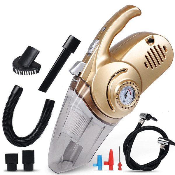 Multifunctional 12V 120w vacuum cleaner for car and home 4-in-1 car vacuum cleaner dry and wet high power 14.76 feet gift