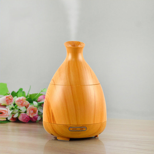 Aroma Essential Oil Diffuser Wood Grain Air Purifier Desktop Ultrasonic Humidifier Fragrance Scent Nebulizer Machine for Home Office 150ml