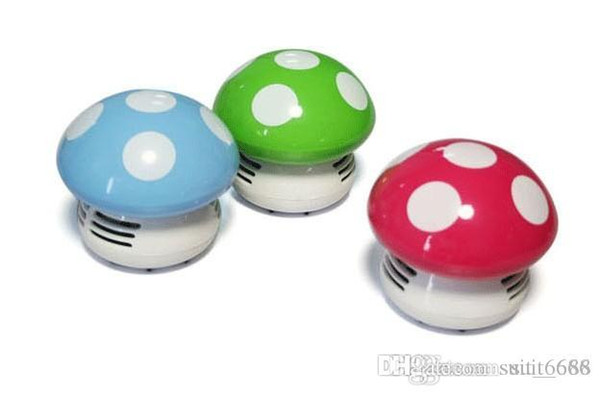 Authentic colored mushrooms electric vacuum cleaner dust Desktop / Desktop Vacuum Cleaner / mini vacuum cleaner cartoon