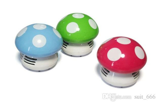 Authentic colored mushrooms electric vacuum cleaner dust Desktop / Desktop Vacuum Cleaner / mini vacuum cleaner cartoon