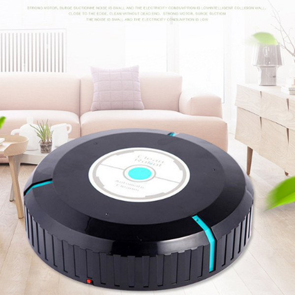 Mini Cartoon USB Rechargeable Smart Sweeping Robot Slim Sweep Suction Machine Small Mini Vacuum Floor Cleaner Sweeping