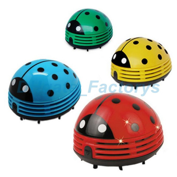 Table Dust Vacuum Cleaner Multi-Function Mini Innovative Ladybug 96pcs/lot DHFTY-005