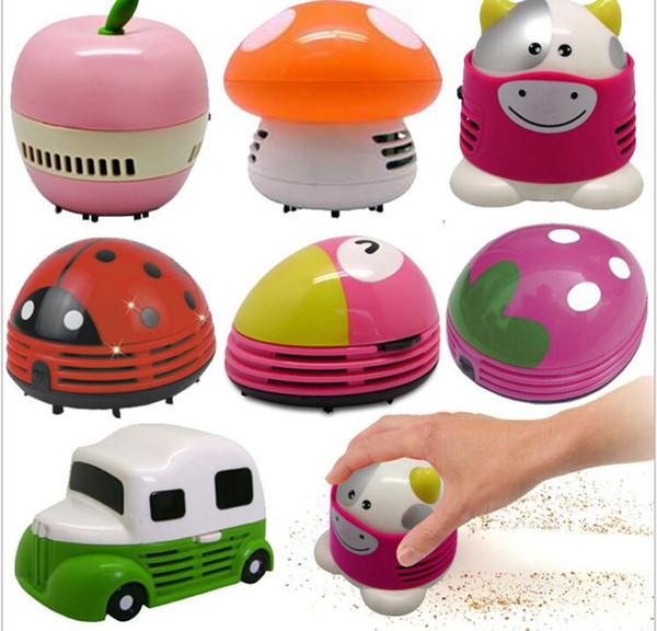 Electric Vacuum Cleaner Dust 2017 NEW Authentic Colored Mushrooms Desktop Desktop Vacuum Cleaner Mini Vacuum Cleaner Cartoon