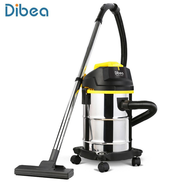 Dibea Household Vacuum Cleaner 15L Barrel Type Wet Dry Vacuum Cleaner Cleaning Machine Handheld Dust Collector For Home TB