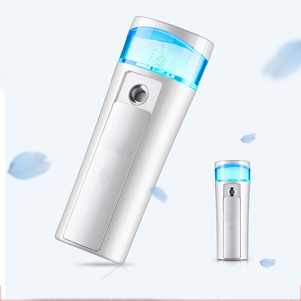 Nano Mist Spray Handy Facial Mist Spray with USB Rechargeable Power Bank Mini Beauty Instrument Gift Box Package