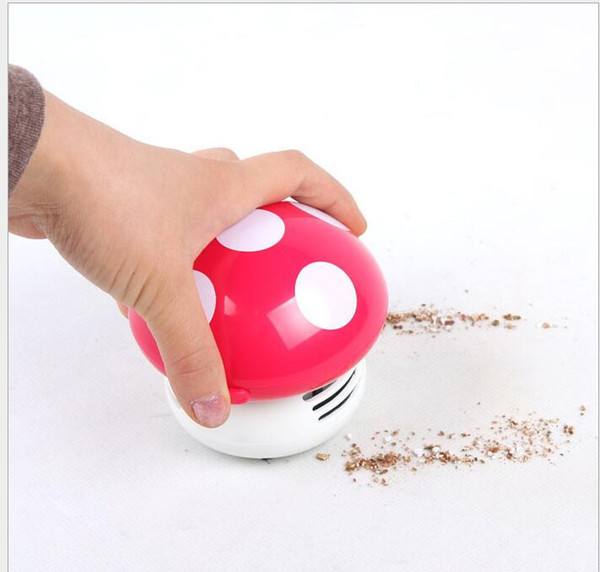 NEW Authentic colored mushrooms electric vacuum cleaner dust Desktop Desktop Vacuum Cleaner mini vacuum cleaner cartoon