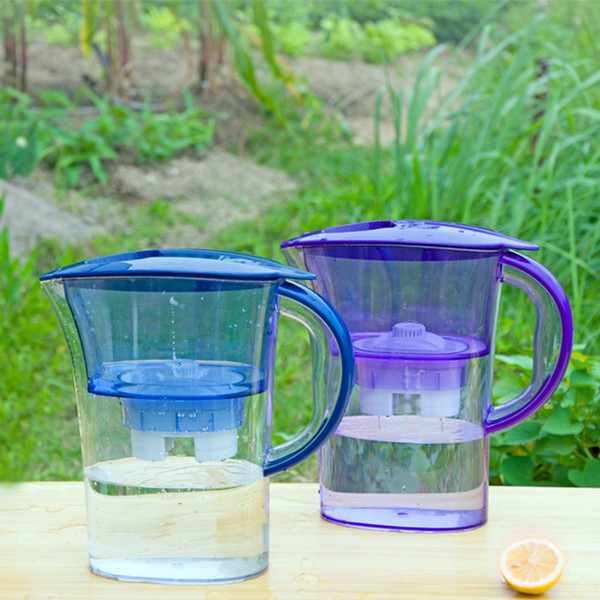 Water Filter Pitcher Jug, BPA-Free ,Grade Filter Cleaners - 8Cups Purified Water, 10 Cup Capacity with 1 Free Cartridge for Home Filtration