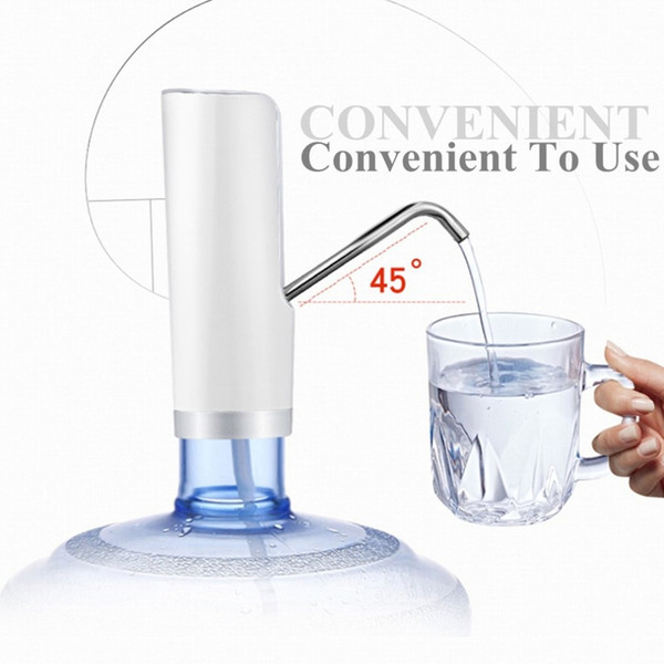 hot sale Wireless Rechargeable Automatic Electric Water Bottle Dispenser Drinking Water Pump Switch Drinkware Tools