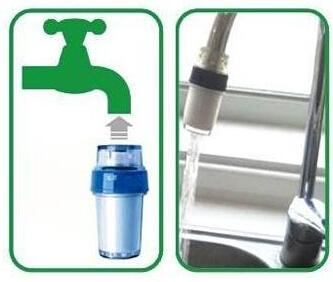 2015 Home Kitchen Simple Easy Faucet Tap Water Clean Filter Double Purifier Head PP B376