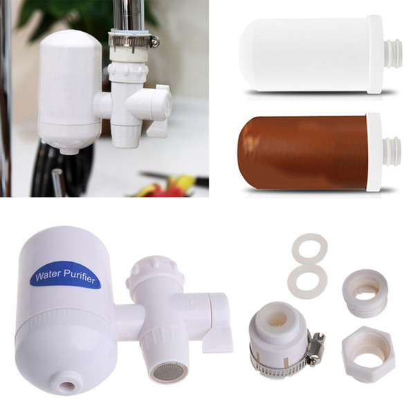 Hot 1Set New Household Kitchen Health Eco-friendly Home Cartridge Ceramic Faucet Tap Water Filter Purifier For Drinking