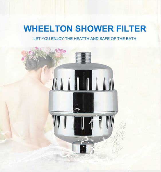 Brand Calcium sulfite Shower Bathing water filter purifier softener Chlorine Removal Attach 2 extra filters FreeShipping