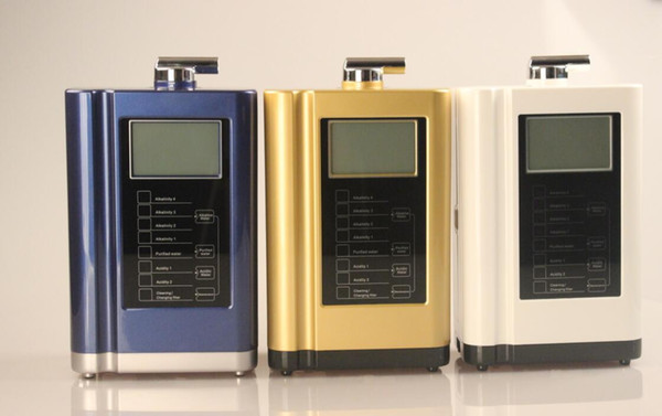 Newest Alkaline Water Ionizer,Water Ionizer Machine,Display Temperature Intelligent Voice System 110-240V Gold Blue White