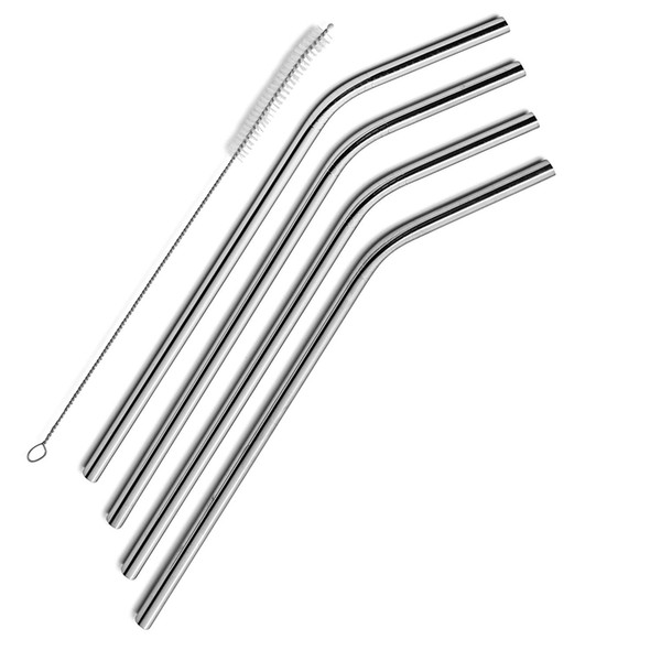 Stainless Steel Drinking Straws Ultra Long 10.5 Inch Drinking Metal Straws For Tumblers Rumblers Cold Beverage