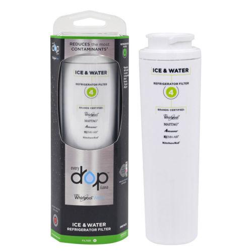 WHIRLPOOL FILTER 4 EveryDrop EDR4RXD1 UKF8001 Refrigerator Ice & Water Filter 4 Cartridge