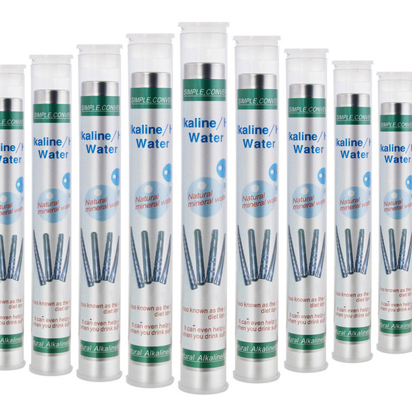 Alkaline ionizeo hydrogen water filter sticks stainless steel with retail package