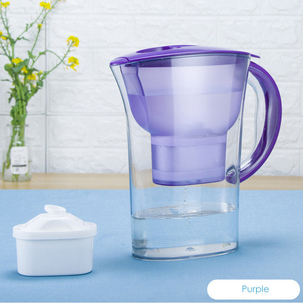 New Household Water Pitcher Activated Carbon Remove Scale Water Purifier Kettle 2.5L Kitchen Drinking Water Filter