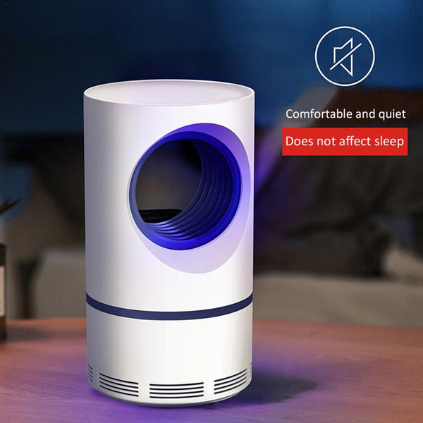 Ultraviolet Light Mosquito Killer Lamp Safe Energy Power Saving Efficient Surrounding Type Photocatalytic Led USB Insect trap racket