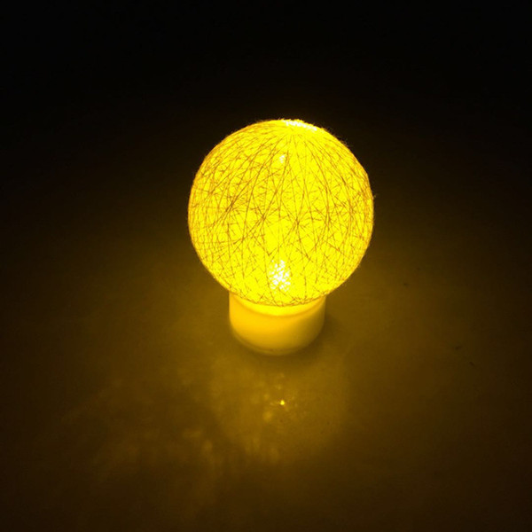 bedside LED night light Linen line Sepak takraw table lamp Creative Light white yellow light Increase the atmosphere Christmas Gift for Kid