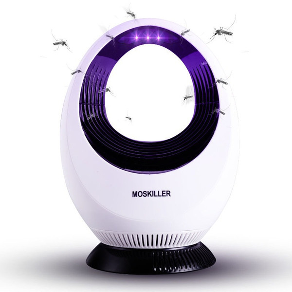 2019 new hollow UV light mosquito killer USB interface ABS non-toxic environmental protection new material production large capacity mosquit