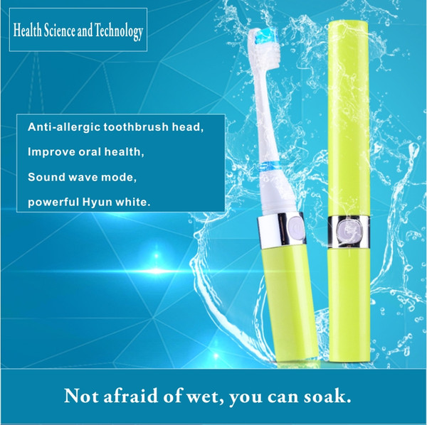 High quality Ultrasonic electric toothbrush Soft brush head 3 toothbrush heads per box Waterproof design Use AAA*1 battery.