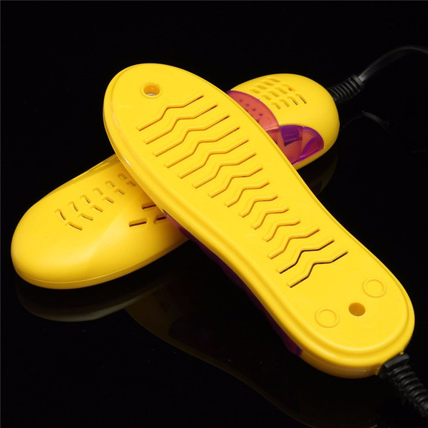 Newest 220V 10W EU Plug Race Car Shape Voilet Light Shoe Dryer Foot Protector Boot Odor Deodorant Device Shoes Drier Heater