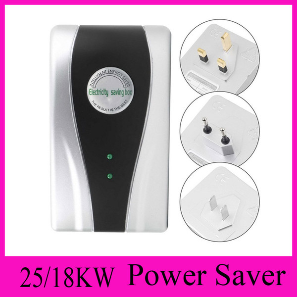 UK,EU,AU,US Plug New Power Saver Electricity Energy Saving Box Energy Saver US/UK/EU Plug 90V-250V 18KW 25KW