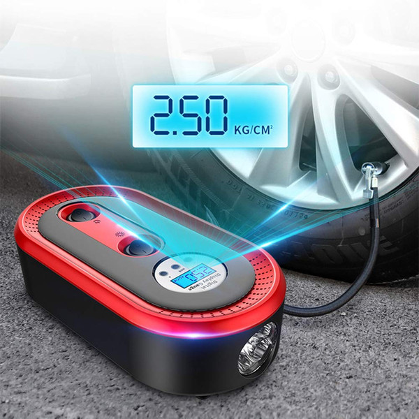 Portable Air Compressor Pump Rechargeable Tyre Inflator Mini Air 12v Tire Inflator Auto Shutoff Easy to Use,Overheat Protection