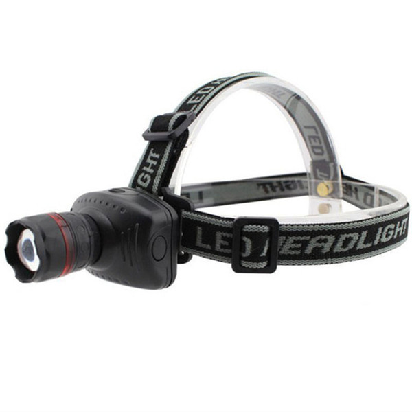 Hot Sales New 3w Led Headlamp Torch Headlight Head Light Zoomable Lamp Flashlight Camping Free DHL