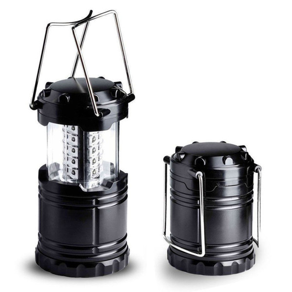 Portable Camping Lantern Collapsible Hiking Night Light Outdoor light 30 LED with Retail Box High Quality