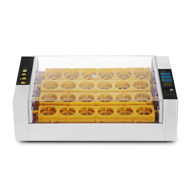 24 Eggs Incubator Poultry Incubator Brooder Digital Temperature Humidity Display Transparent Cover Poultry Egg Incubator Free Shipping TB