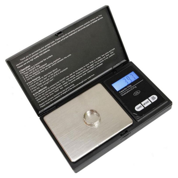 0.01 x 200g Mini Precision Digital Scales for Gold Bijoux Sterling Silver Scale Jewelry Balance Weight Electronic Pocket Scales OOA3469