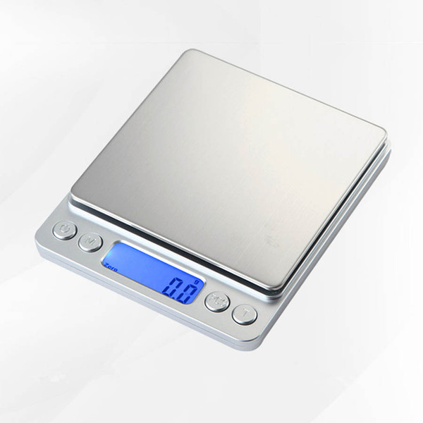 3000g/0.1g 500/0.01g LCD Portable Mini Electronic Digital Scales Pocket Case Postal Kitchen Jewelry Weight Balance Digital Scale I2000