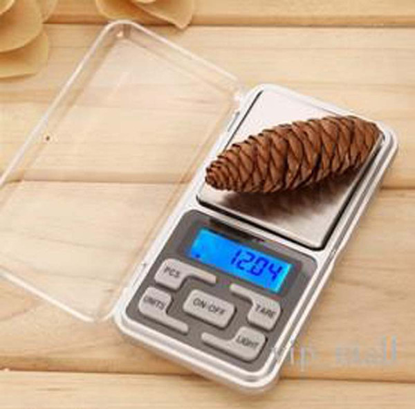 Mini Digital Jewelry Pocket Scales,500g/0.1g and 200g/0.01g,Palm electronic scale,Rubber Push,light