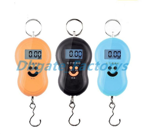 50kg 10g Portable Electronic Digital Scale Hanging Scale Fishing Fish Hook Pocket Weighing Balance Scale with led light