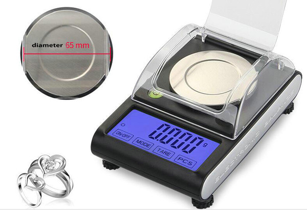 Portable Milligram Digital Screen Touch Scale 50g x 0.001g Jewelry Pill Powders Weighing Balance