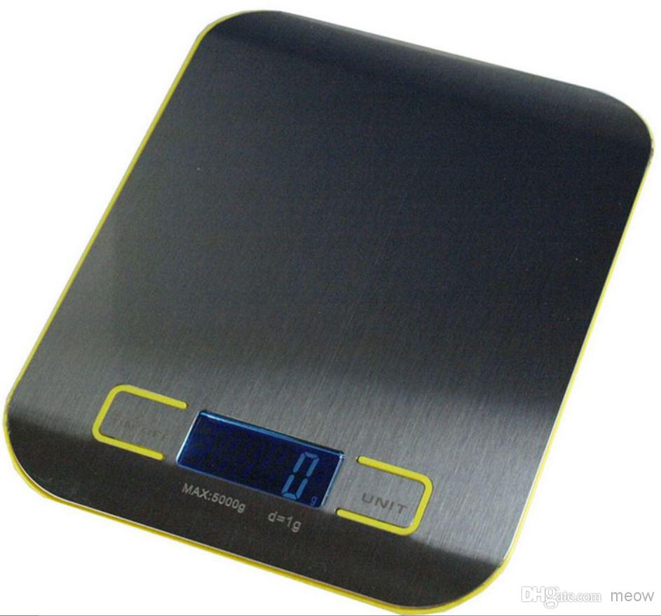 Kitchen Scale High Quality Digital Food Diet Balance Kitchen Weight Digital Scale with Stainless Steel Platform 5000g/1g