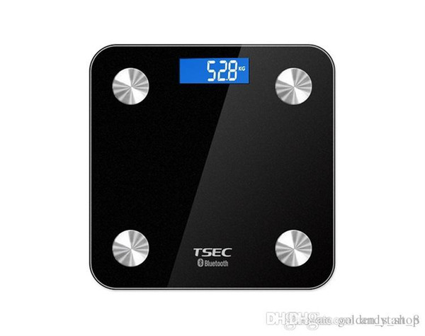 Hot Sale White Mini Smart Scales Household Premium Support Bluetooth APP Fat Percentage Digital Body Fat Weighing Scale