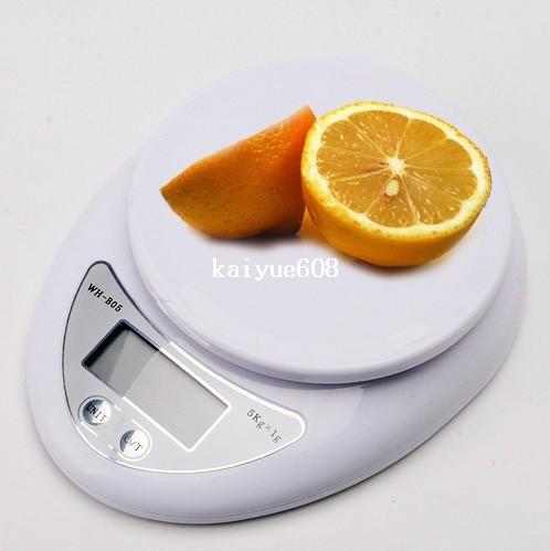 1Pcs 5kg 5000g 1g Digital Kitchen Food Diet Postal Scale Weight Balance Promotion