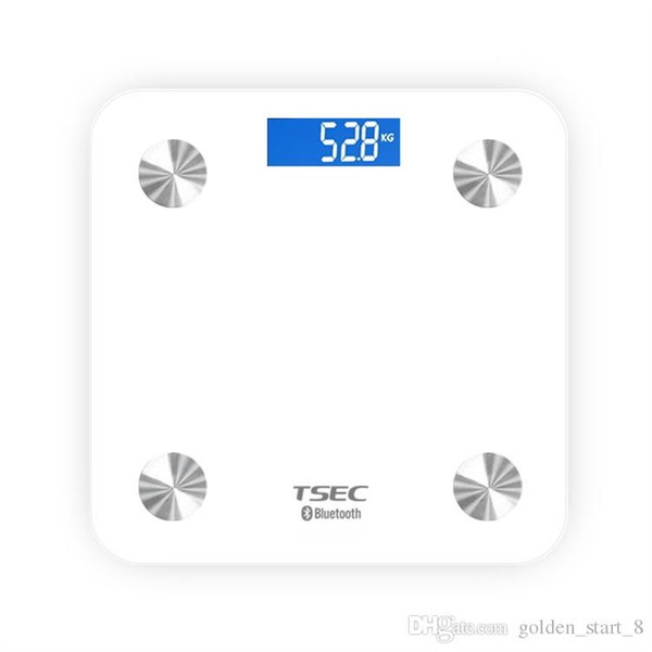 Hot Sale White Mini Smart Scales Household Premium Support Bluetooth APP Fat Percentage Digital Body Fat Weighing Scale