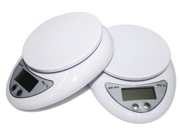 5kg Household Portable Electronic Digital LCD Kitchen Food Diet Postal Weight Scale Balance 5000g x 1g LLFA