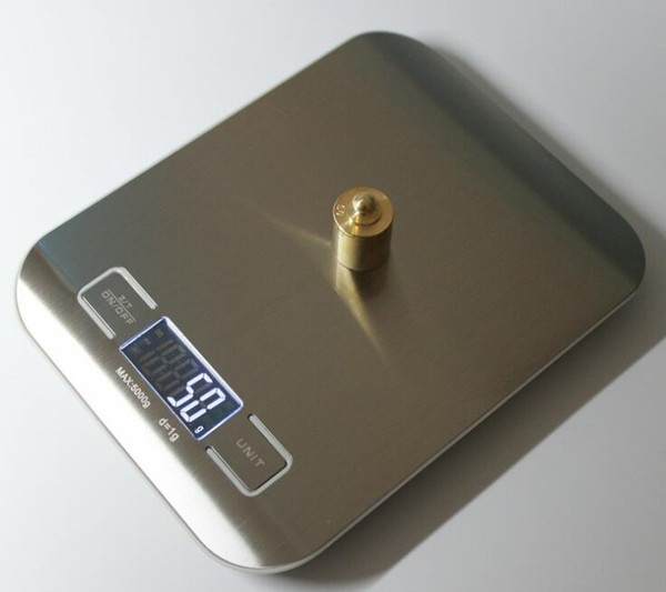 Digital Stainless Steel Kitchen Scale, Multifunction Food Scale Stain NO BATTERY